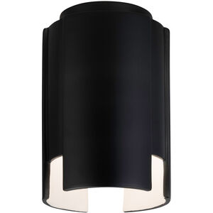 Radiance Collection LED 6.25 inch Real Rust Outdoor Flush-Mount