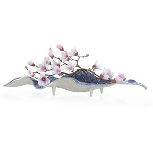 Leah Blue Decorative Flowers