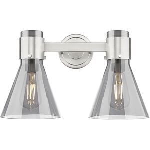 Lawton Cone 2 Light 15.50 inch Bathroom Vanity Light