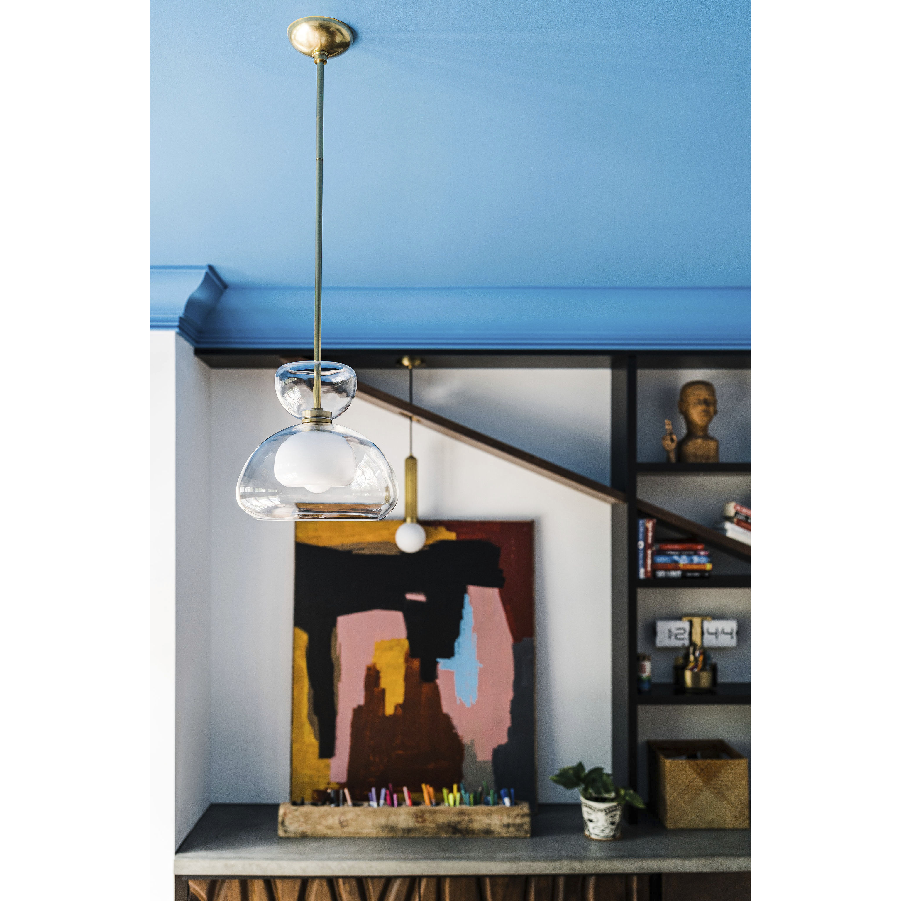 Cortney 1 Light 11.75 inch Aged Brass Pendant Ceiling Light