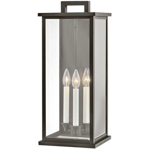 Estate Series Weymouth 3 Light 9.00 inch Outdoor Wall Light