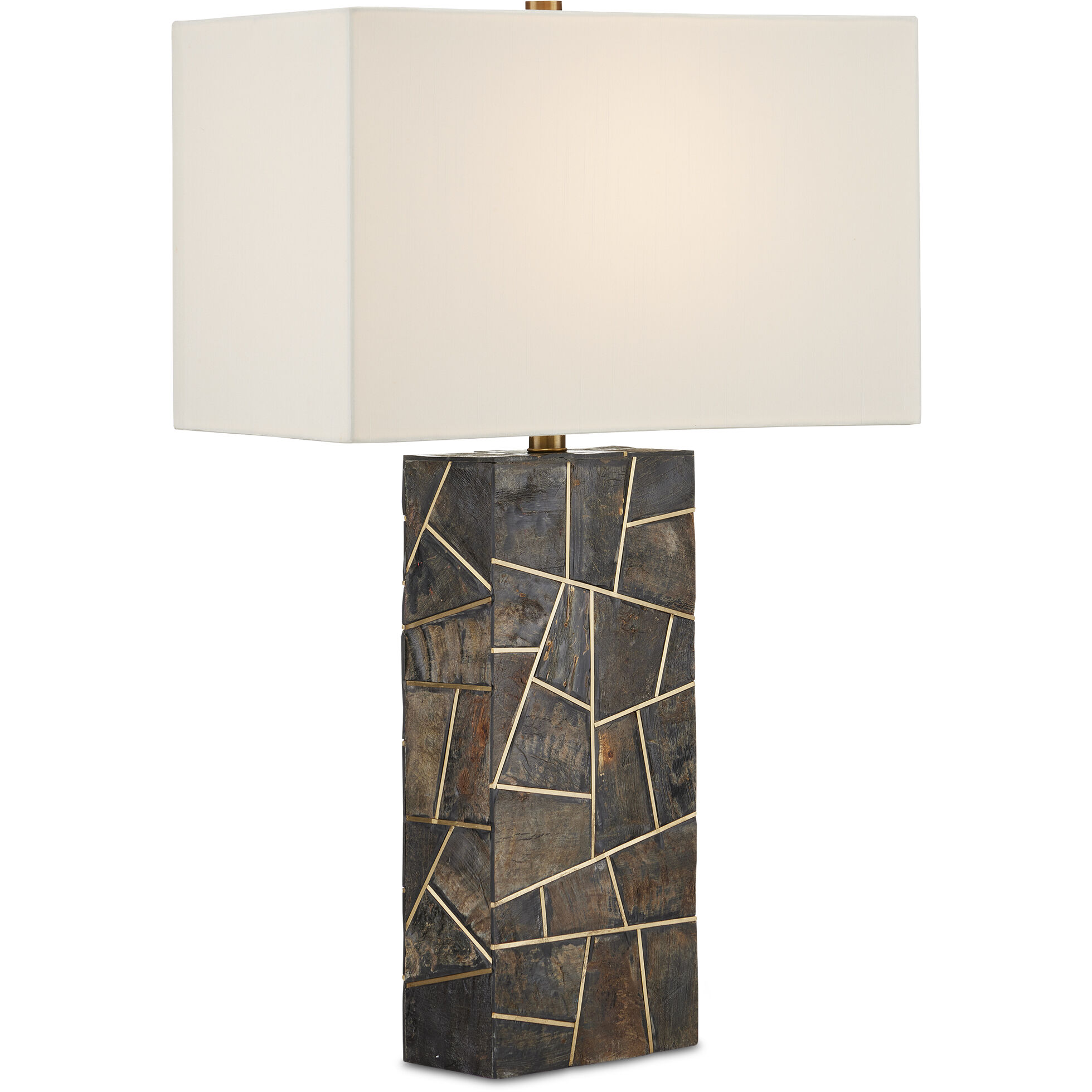 Carina 28 inch 150 watt Natural and Brass Table Lamp Portable Light