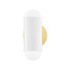 Kira 2 Light Aged Brass/Soft White Combo Wall Sconce Wall Light