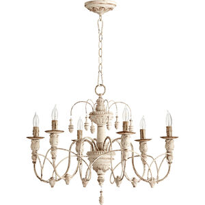 Salento 6 Light 25 inch Persian White Chandelier Ceiling Light