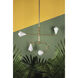 Hikari 4 Light 28 inch Aged Brass/Soft White Chandelier Ceiling Light