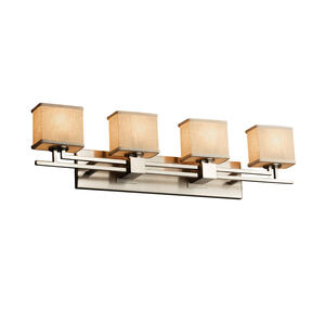 Textile LED 36 inch Dark Bronze Bath Bar Wall Light