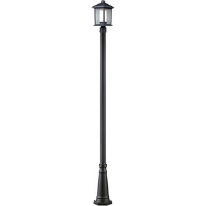Mesa 1 Light 109.25 inch Black Outdoor Post Mounted Fixture