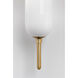 Miley 1 Light 5 inch Aged Brass Wall Sconce Wall Light