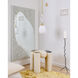 Marina 1 Light 9 inch Aged Brass/Textured White Combo Pendant Ceiling Light