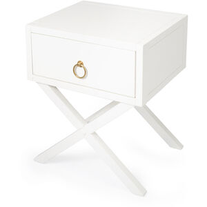 Lark White End or Side Table