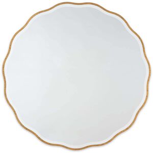 Candice 32 X 32 inch Gold Leaf Mirror, Small