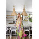 Mayla 1 Light 21.25 inch Aged Brass Pendant Ceiling Light