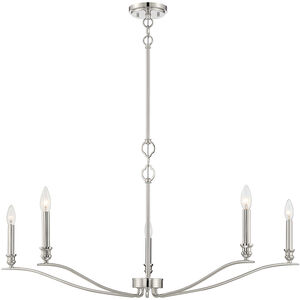 Transitional 5 Light 42.00 inch Chandelier