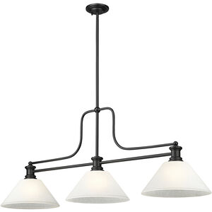 Melange 3 Light 14.00 inch Billiard Light