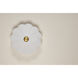 Alana 3 Light 10 inch Aged Brass Semi Flush Mount Ceiling Light