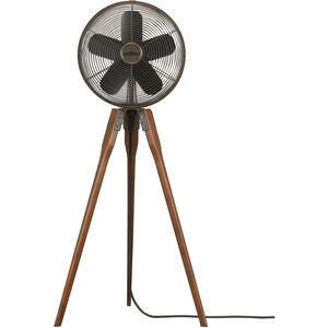 Arden 12 inch Oil-Rubbed Bronze with Black Blades Fan-Porta