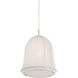 Risa 1 Light 14 inch Aged Brass Pendant Ceiling Light