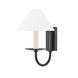 Lenore 1 Light Soft Black Wall Sconce Wall Light