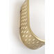 Phoebe 1 Light 6 inch Aged Brass Wall Sconce Wall Light