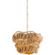 Daria 1 Light 20 inch Aged Brass Chandelier Ceiling Light