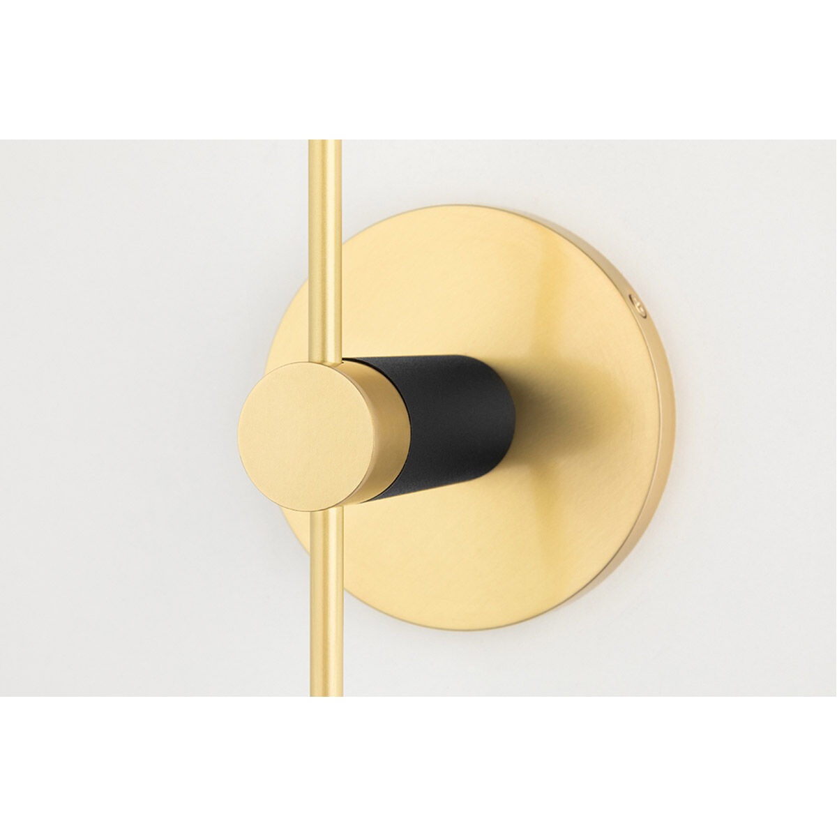 Astrid 2 Light 4.75 inch Aged Brass Wall Sconce Wall Light in Aged Brass and Black