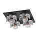 Shea 4 Light 11 inch Old Bronze Flush Mount Ceiling Light