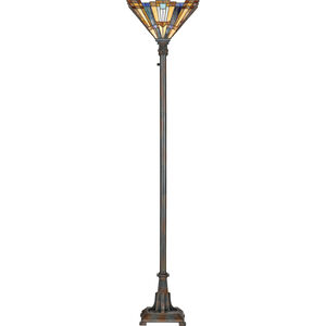 Inglenook 71 inch 150 watt Valiant Bronze Torchiere Portable Light, Naturals
