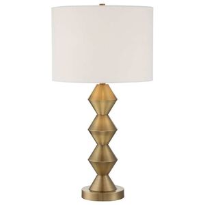 Bejamin 26.5 inch 100 watt Satin Brass Table Lamp Portable Light