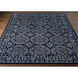 Hendrick 96 X 60 inch Dark Blue Rug, Rectangle