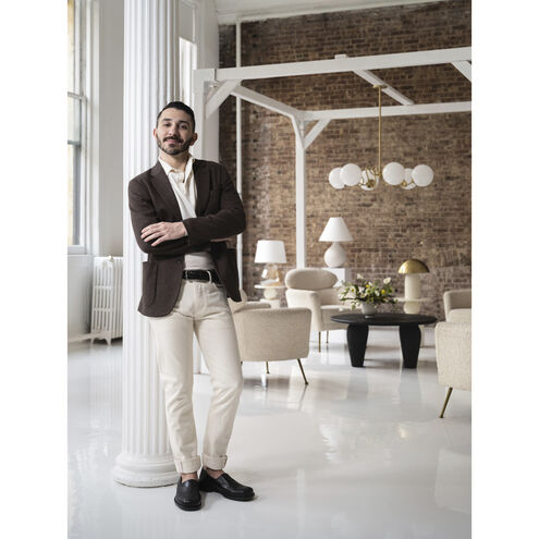 Gaia 16.5 inch 60 watt Aged Brass Table Lamp Portable Light