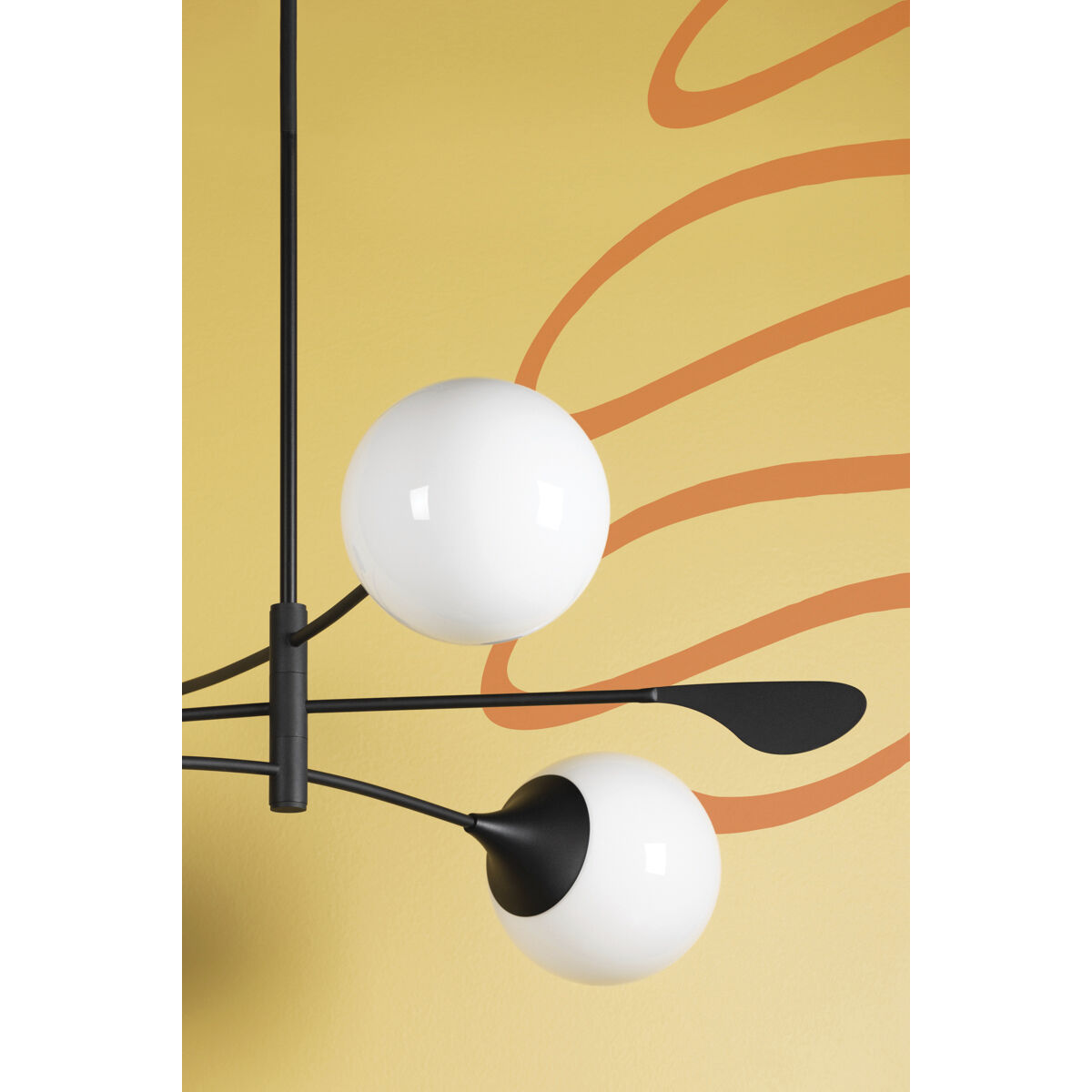 Victoria 3 Light 42 inch Textured Black Chandelier Ceiling Light