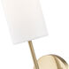 Olivia 1 Light 5 inch Aged Brass ADA Wall Sconce Wall Light