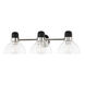 Camile 3 Light 25 inch Polished Nickel Bath Bracket Wall Light