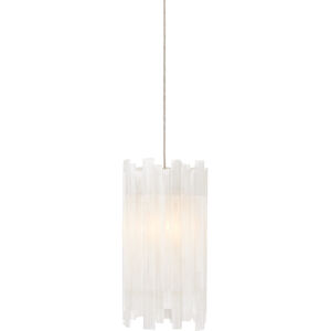Escenia 1 Light 5.5 inch Natural/Painted Silver Multi-Drop Pendant Ceiling Light