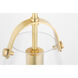 Karin 1 Light 9 inch Aged Brass Wall Sconce Wall Light