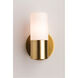 Lola LED 5 inch Aged Brass ADA Wall Sconce Wall Light