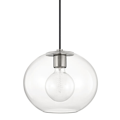 Margot 1 Light 12 inch Polished Nickel Pendant Ceiling Light