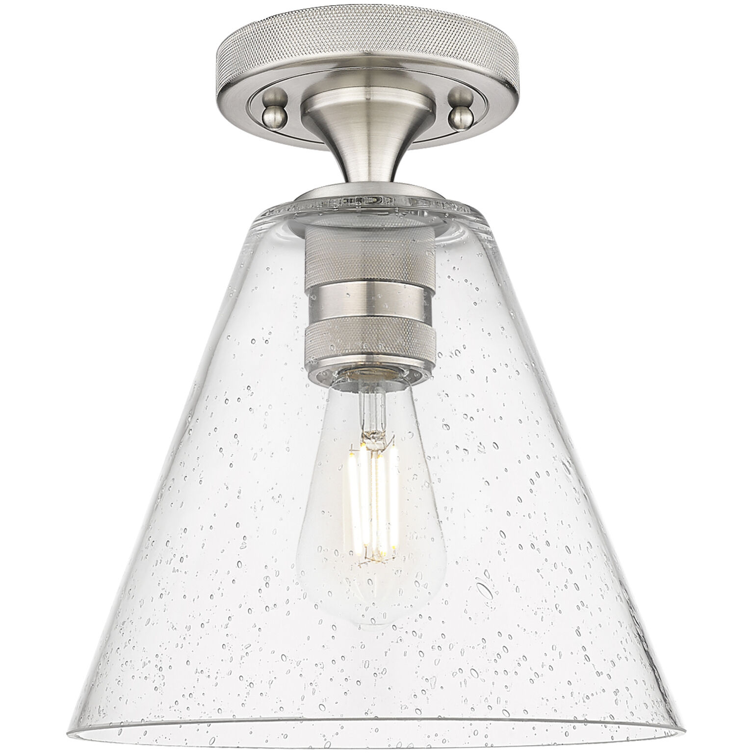 Crown Point 1 Light 8.00 inch Flush Mount