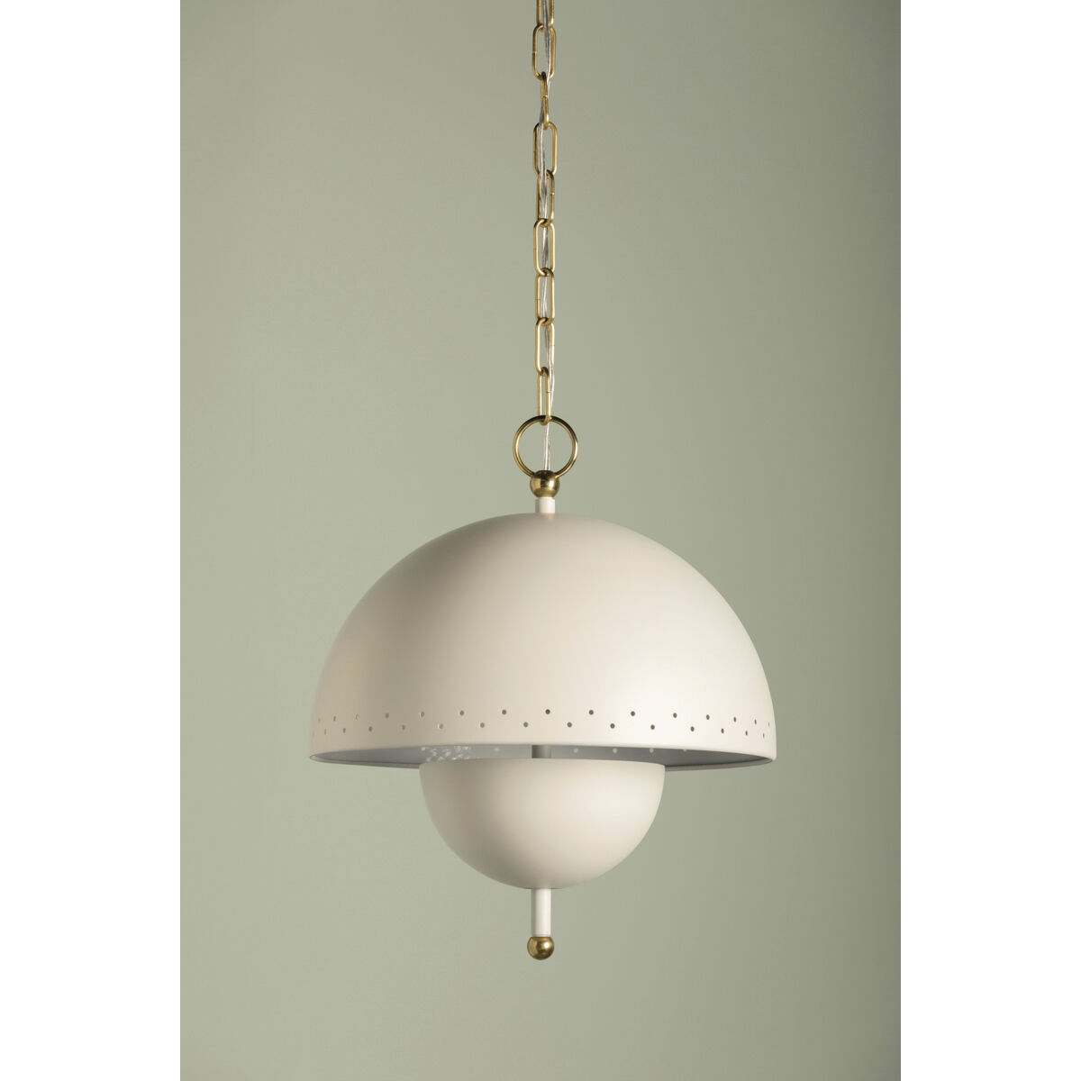 Jojo 2 Light 15 inch Aged Brass/Soft White Pendant Ceiling Light