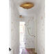 Marigold 3 Light 23.75 inch Aged Brass Semi Flush Ceiling Light
