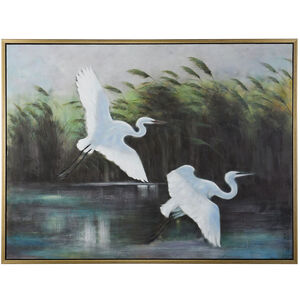 Cameron Green and White and Multicolor and Gold Wall Art