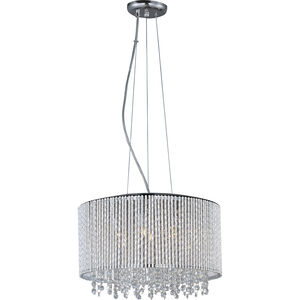 Spiral 7 Light 16.75 inch Polished Chrome Single Pendant Ceiling Light