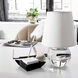 Nicole 13 inch 60 watt Polished Nickel Table Lamp Portable Light