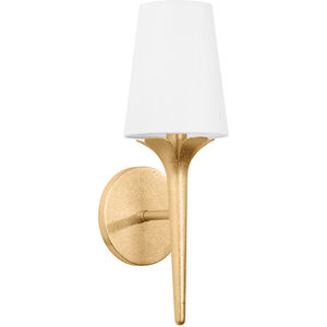 Emily 1 Light 5.5 inch Gold Leaf Wall Sconce Wall Light
