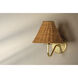 Issa 1 Light Aged Brass Wall Sconce Wall Light