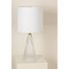 Christie 27 inch 75.00 watt Aged Brass Table Lamp Portable Light