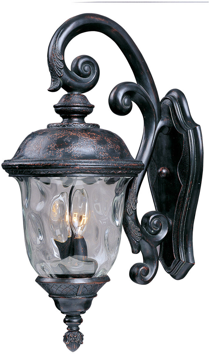 Carriage House DC 3 Light 27 inch Oriental Bronze Outdoor Wall Mount
