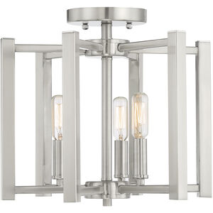 Benson 3 Light 13.00 inch Semi-Flush Mount