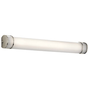 Independence LED 37 inch Brushed Nickel Linear Bath Large Wall Light, Large