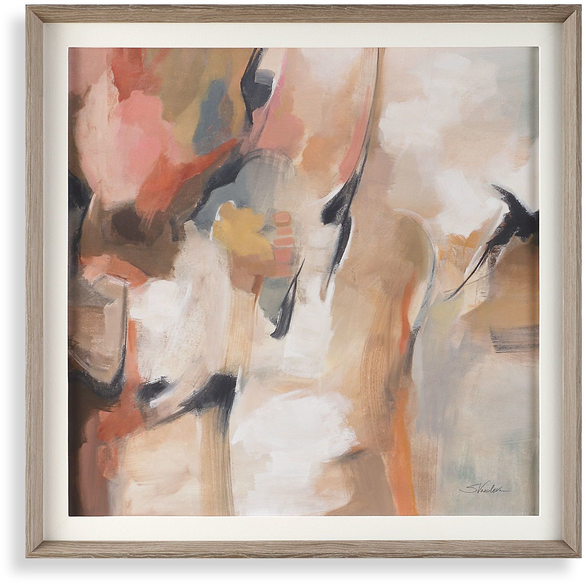 Uphill 41.38 X 41.38 inch Framed Abstract Print